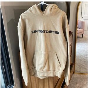 Kim is my lawyer talentless large sweatshirt